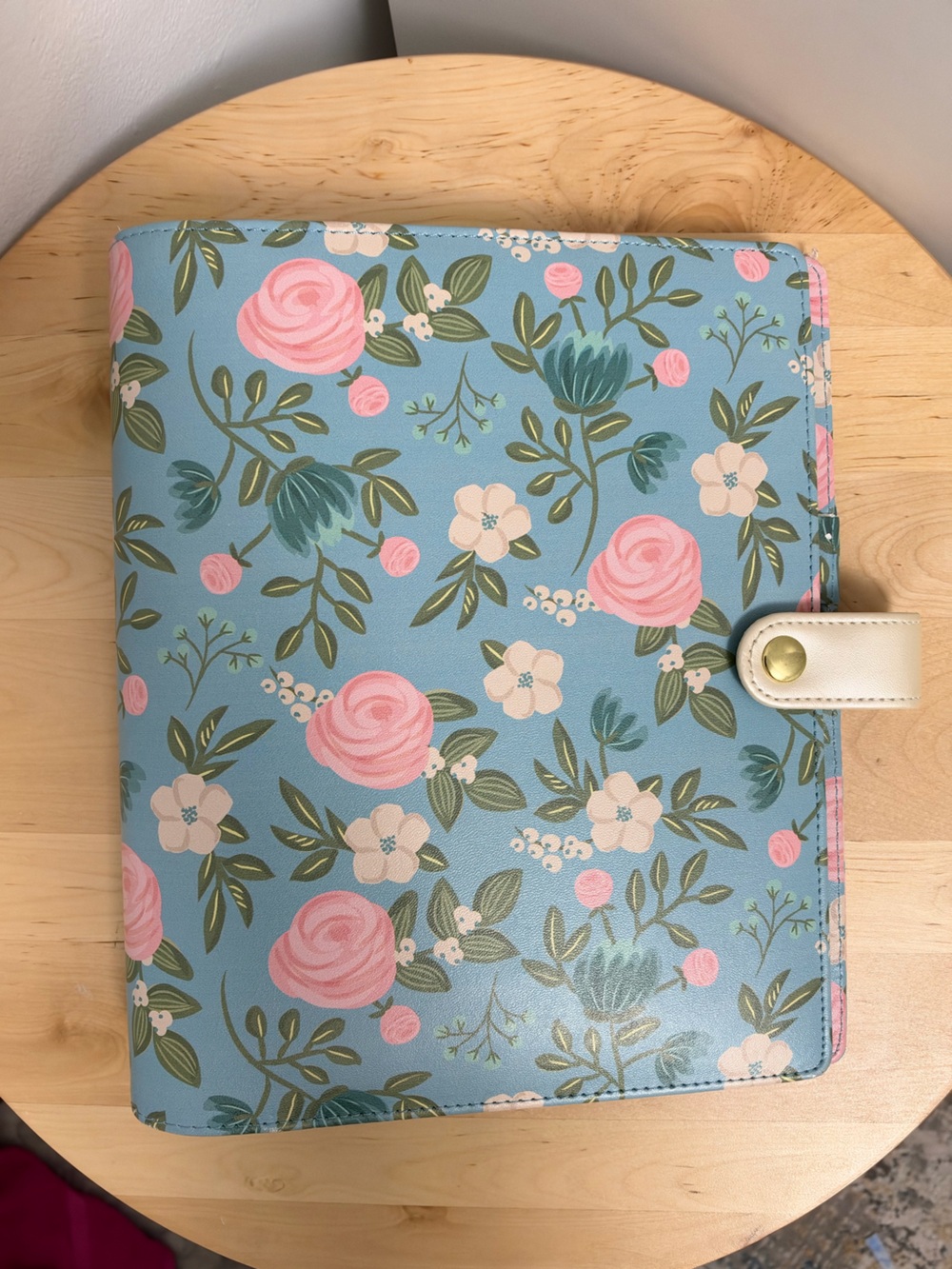 Floral Print Blue & Pink Planner